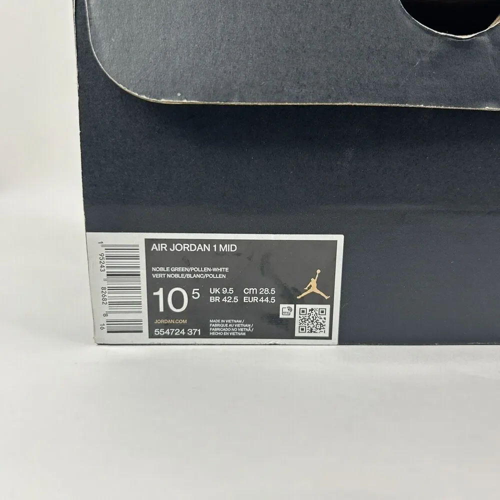 Nike Shoes Air Jordan 1 Mid Retro “Sonics/Noble Green Pollen” 2024